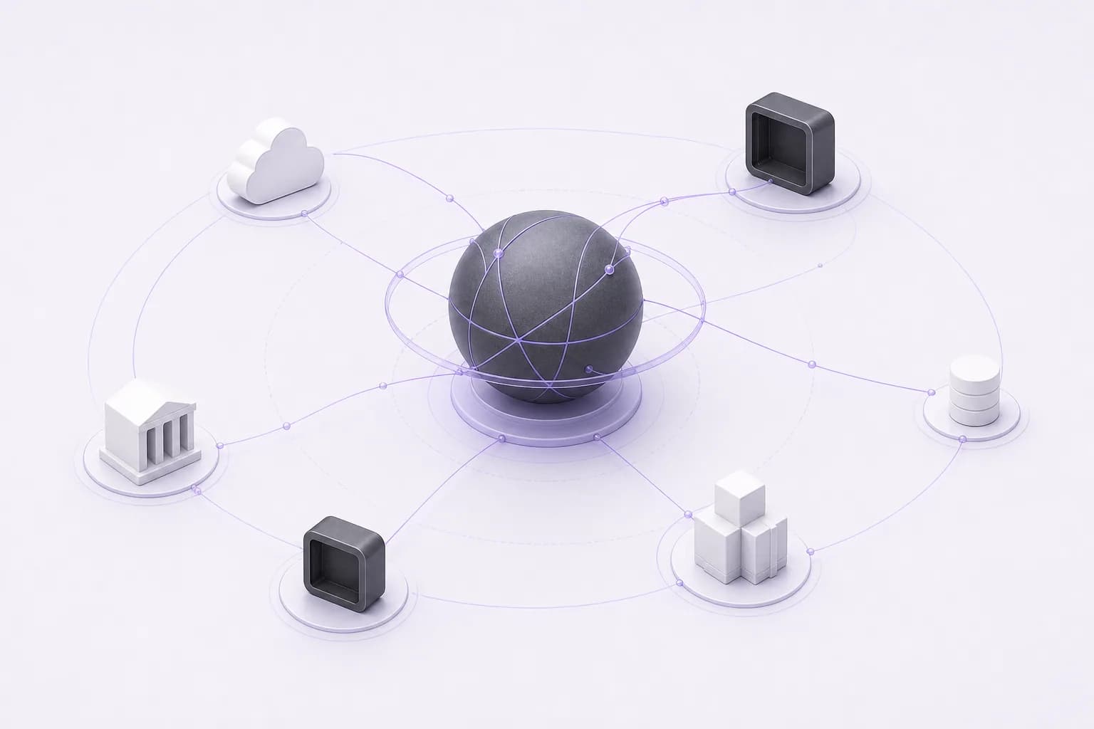 A global network connecting several forms of financial and blockchain infrastructure